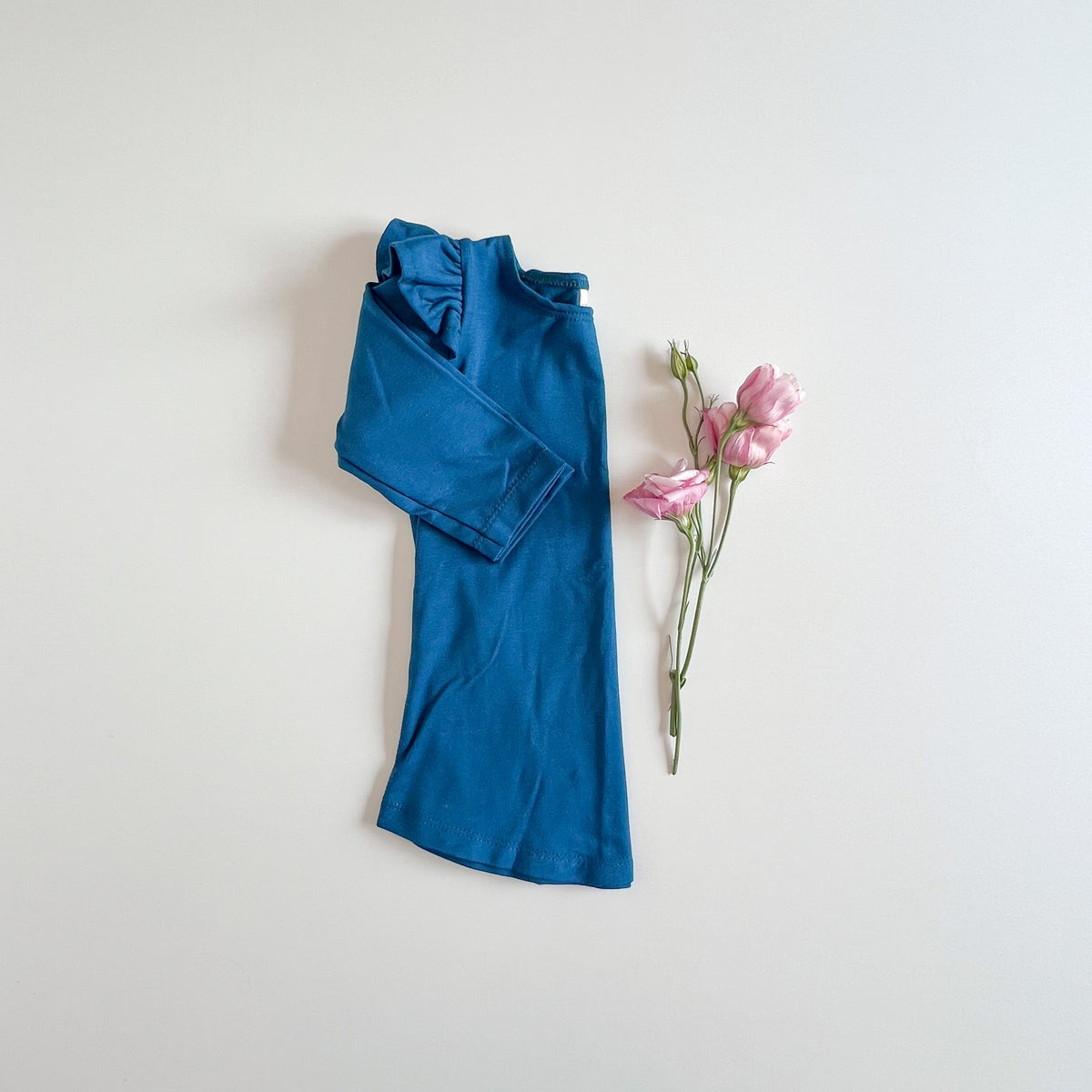 Millie Flutter Shirt in 'Cerulean' - Ready To Ship