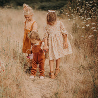 Clara Dress in ‘Reclaimed Autumn Forest’