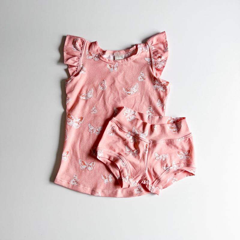 Tilly Tank/Billy Bloomers SET in 'Flutterdust' - Ready to Ship