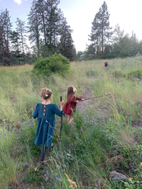 Clara Dress in ‘Reclaimed Autumn Forest’