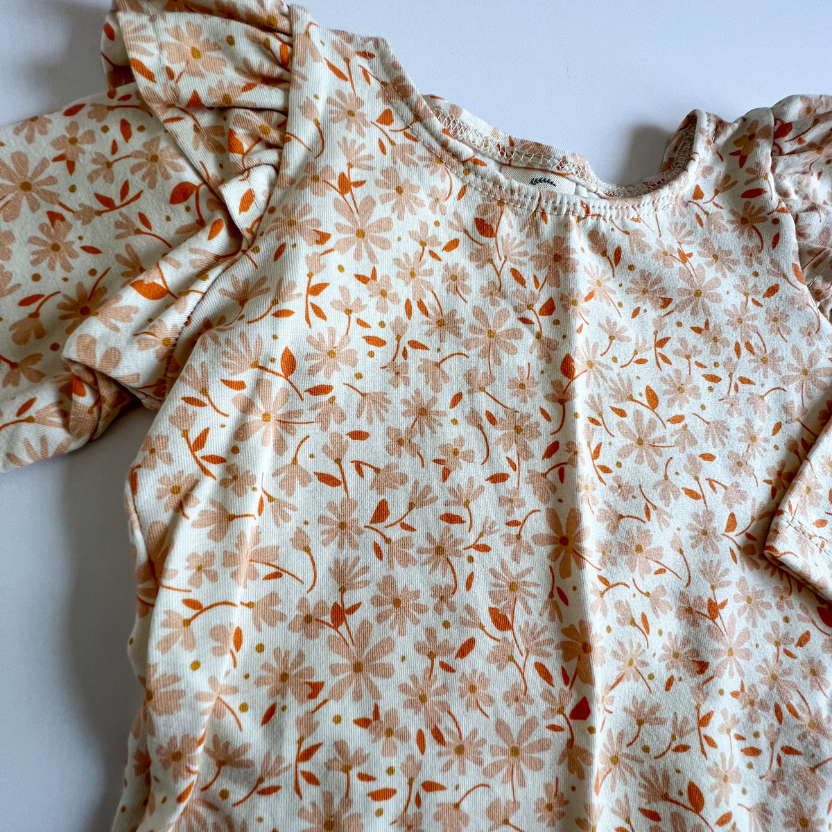 Millie Flutter Shirt in 'Sepia Meadow' - Ready To Ship