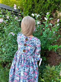 Clara Dress in ‘Reclaimed Autumn Forest’