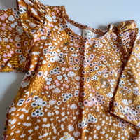Millie Flutter Shirt in 'Amber Floral' - Ready To Ship