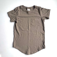 Pocket Tee in 'Olive Branch'- Ready to Ship