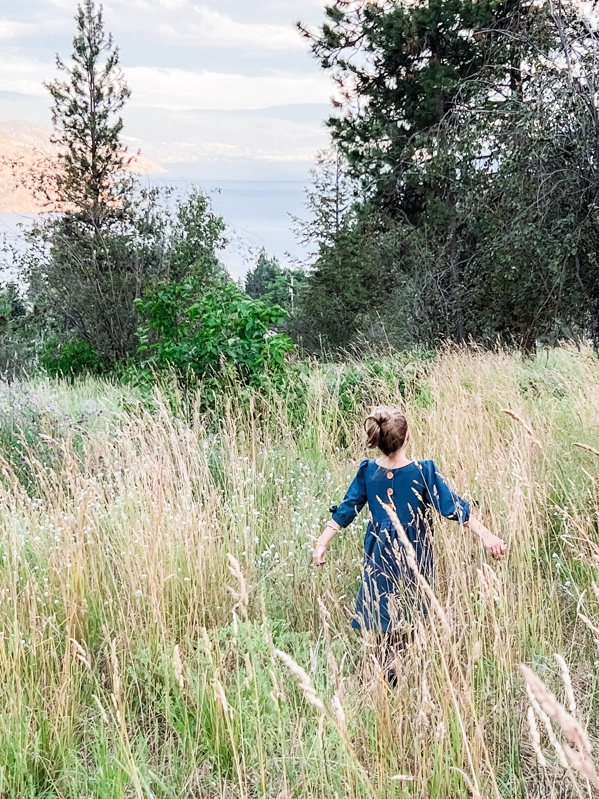 Clara Dress in ‘Reclaimed Autumn Forest’