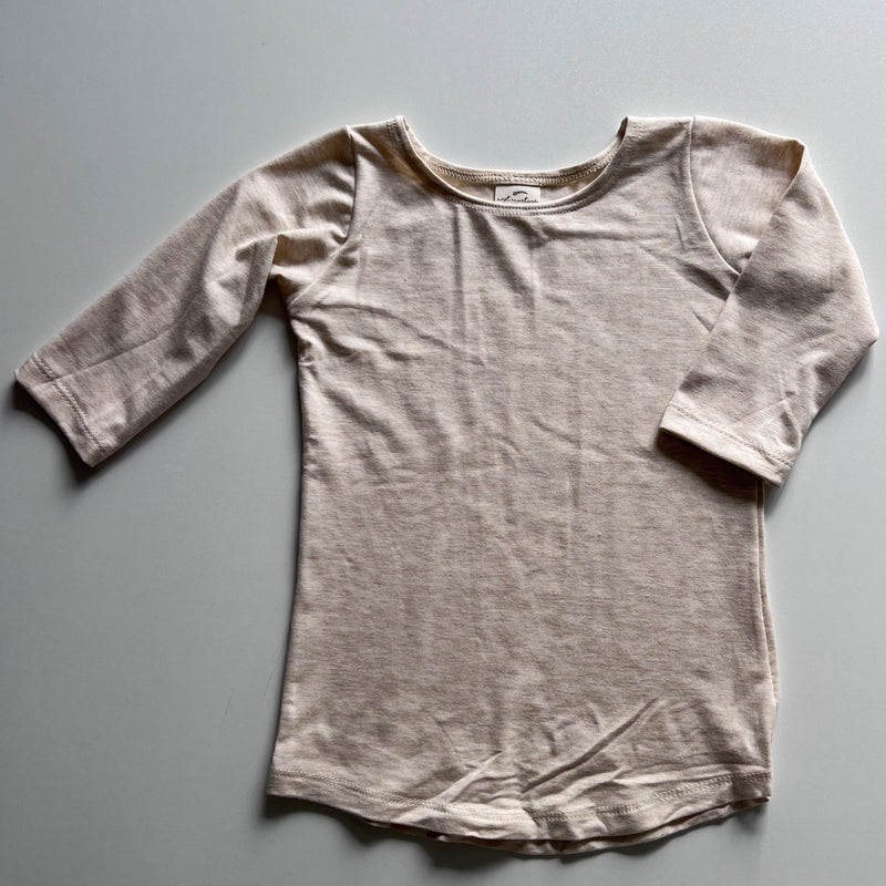 Molly Ballet Shirt in 'Oatmeal' - Ready To Ship