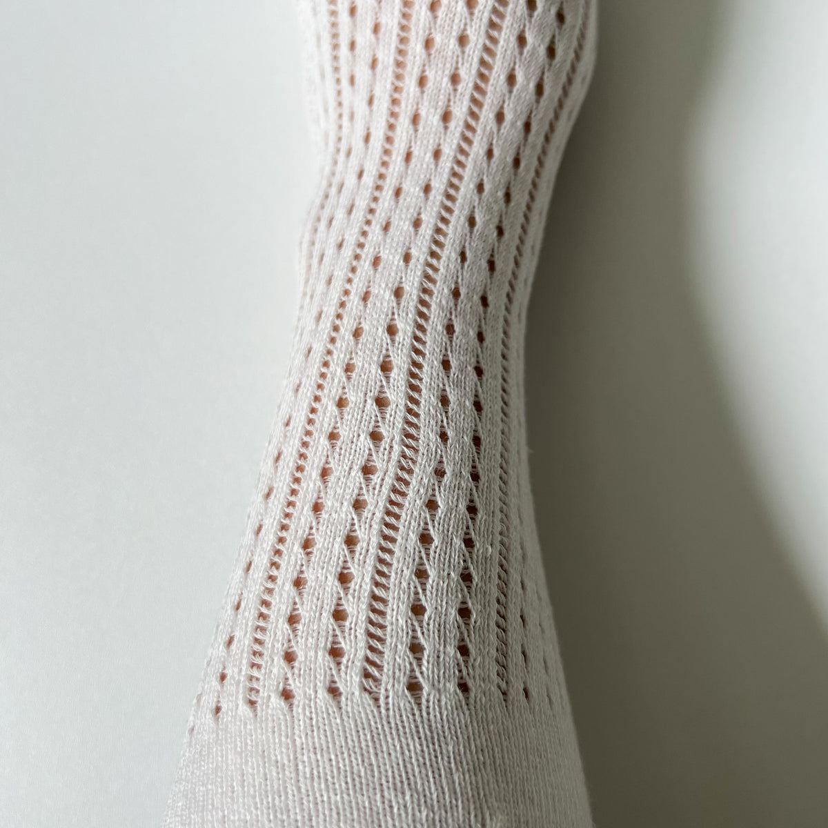 Summer Cotton Openwork Dots and Dashes Tights