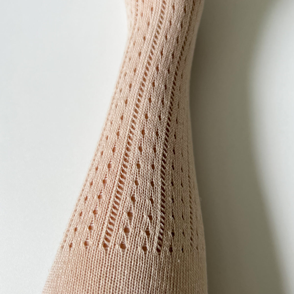Summer Cotton Openwork Dots and Dashes Tights
