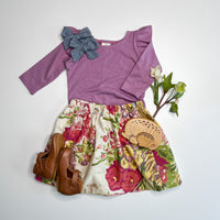 Christiana Skirt in 'Reclaimed Garden Pop' - Ready To Ship