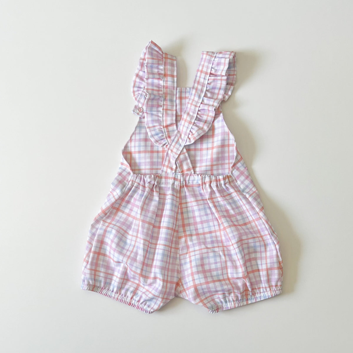 Gemma Ruffled Shorties in 'Candy Plaid' - Ready To Ship