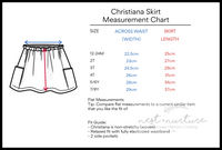 Christiana Skirt in 'Holly Plaid' - Ready To Ship