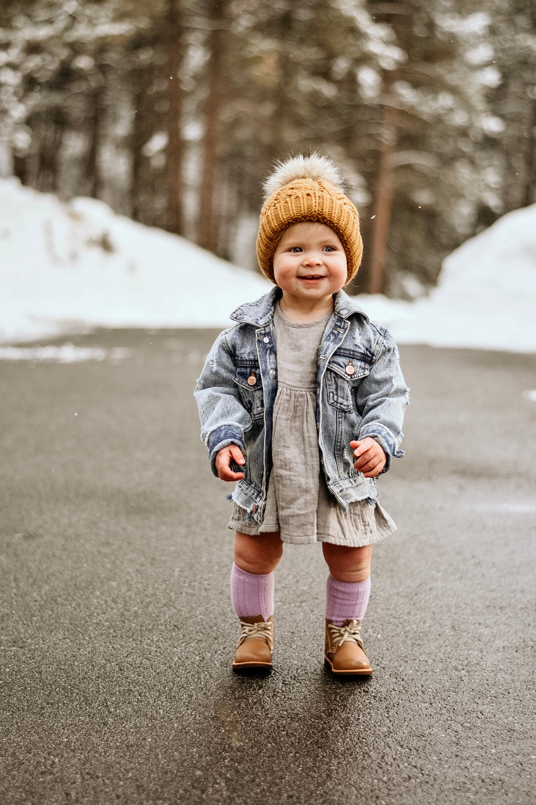 Nora Short-Sleeved Tunic with  Pockets in 'Puppy Party' - Ready To Ship