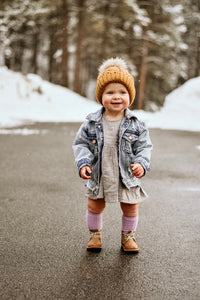Nora Short-Sleeved Tunic with  Pockets in 'Puppy Party' - Ready To Ship
