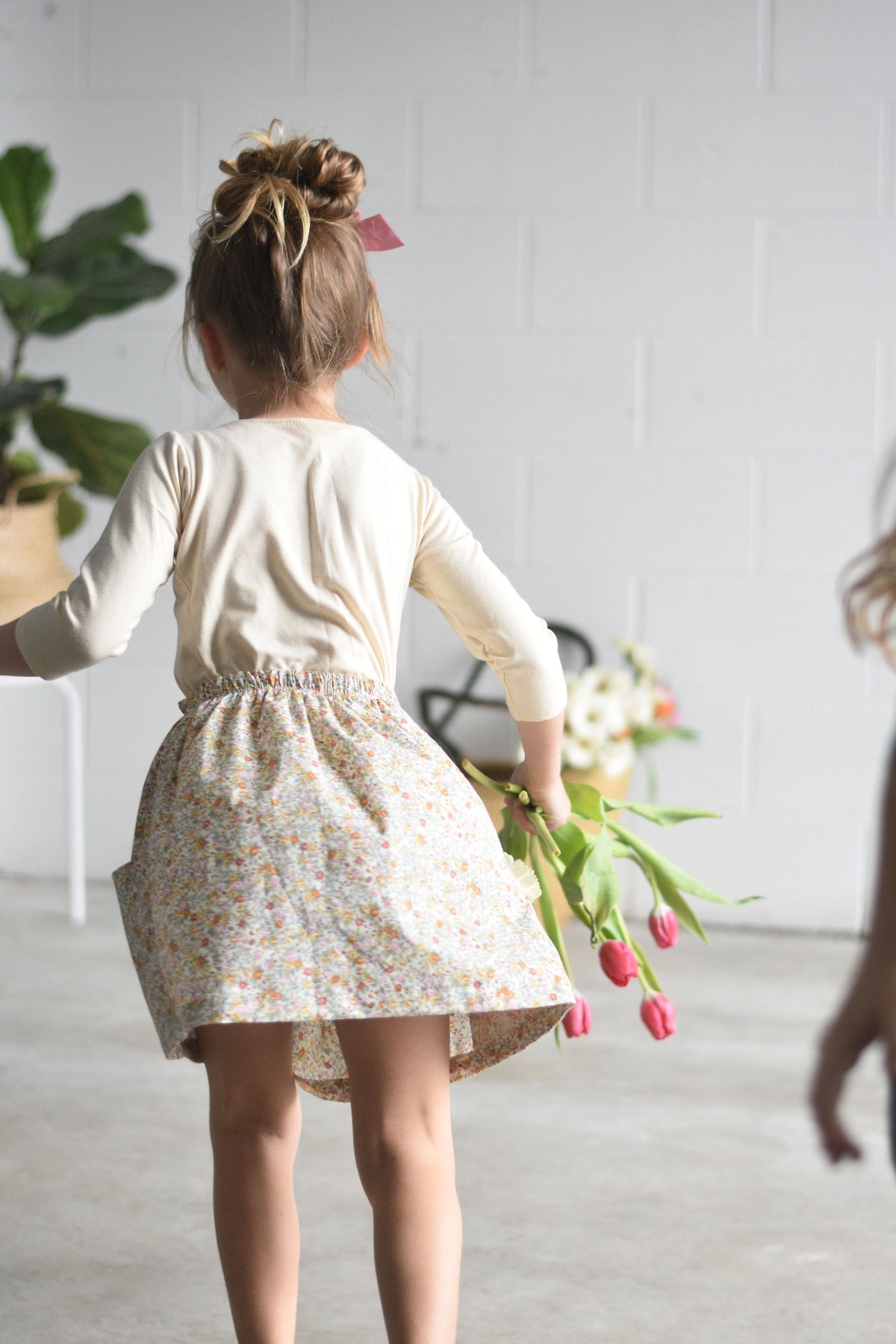 Christiana Skirt in 'Ruby Dots' - Ready To Ship