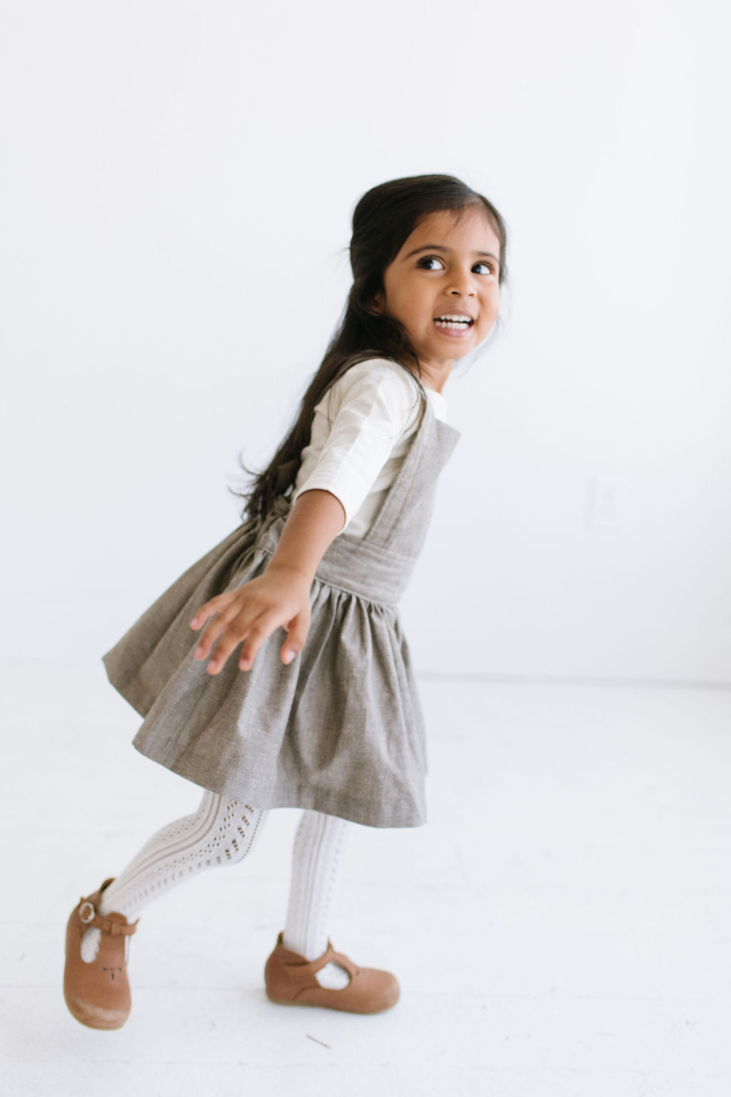 Molly Ballet Shirt in 'Natural' - Ready To Ship