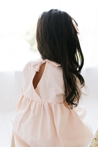 Aria Tunic with  Pockets in ' Gingerbread Plaid' - Ready To Ship