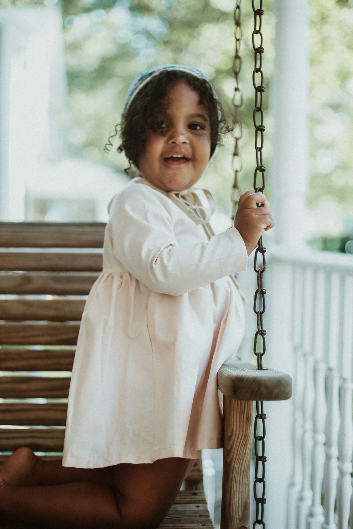 Aria Tunic with  Pockets in ' Gingerbread Plaid' - Ready To Ship