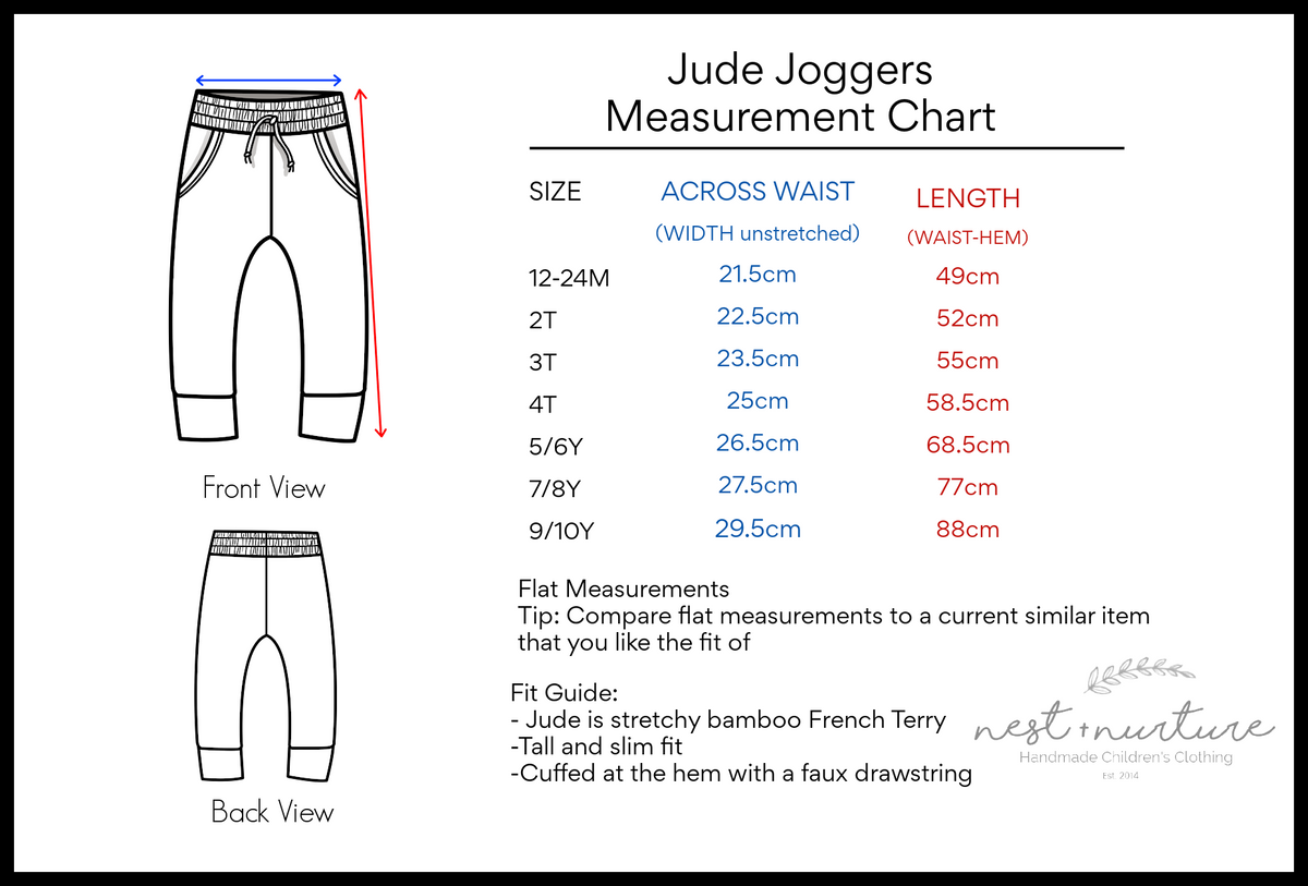 Jude Joggers in 'Black Magic' - Ready To Ship