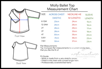Molly Ballet Shirt in 'Crimson' - Ready To Ships