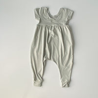 Liberty Romper [Cap Sleeve] in 'Sweet Mint' - Ready To Ship