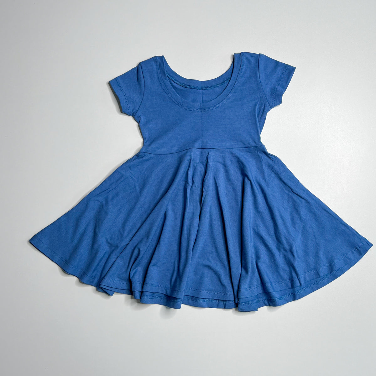 Elle Twirl Dress [Cap Sleeve] in 'Atlantic Blue - Ready To Ship