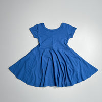 Elle Twirl Dress [Cap Sleeve] in 'Atlantic Blue - Ready To Ship