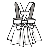 ‘Bunny’ Savannah Suspender Skirt - Sunny Brunch Reclaimed  - Ready to Ship