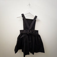 Heidi Pinafore in 'Noir' - Ready To Ship