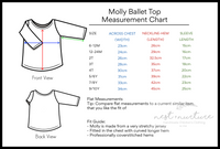 Molly Ballet Shirt in 'Deep Sea' - Ready To Ship