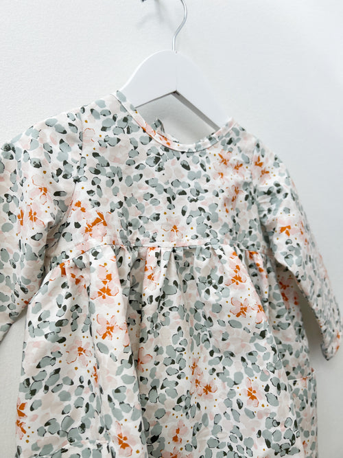 Aria Tunic with  Pockets in 'Watercolour Lily' - Ready To Ship