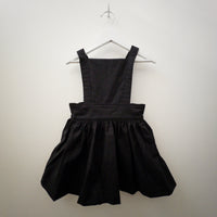 Heidi Pinafore in 'Noir' - Ready To Ship