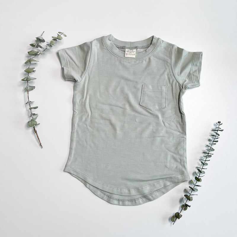 Pocket Tee in 'Sweet Mint'- Ready to Ship
