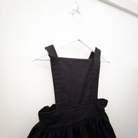 Heidi Pinafore in 'Noir' - Ready To Ship