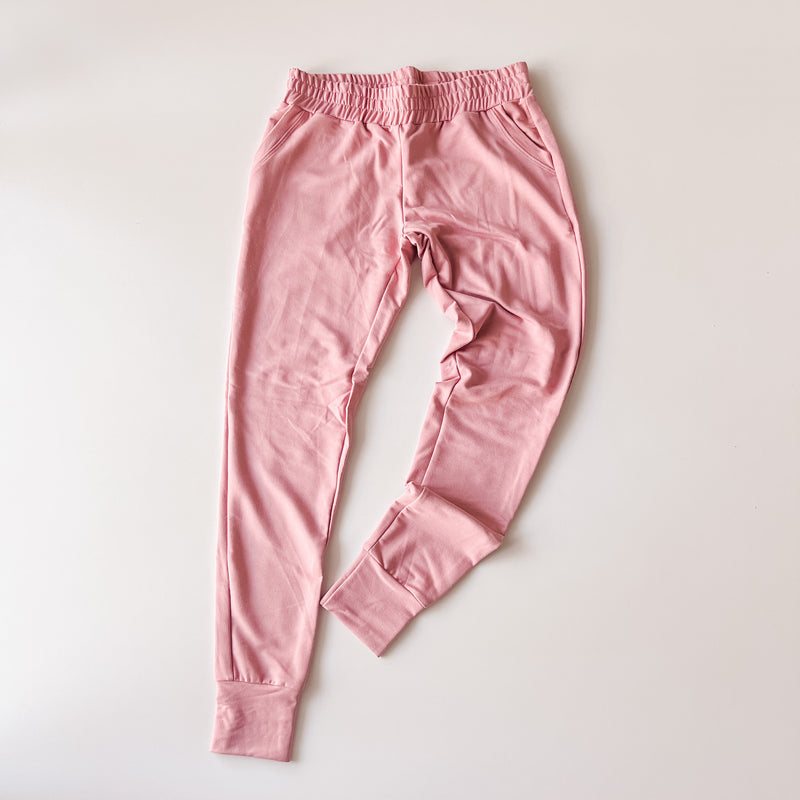 Ladies Joggers  in 'Wild Rose' - Ready To Ship