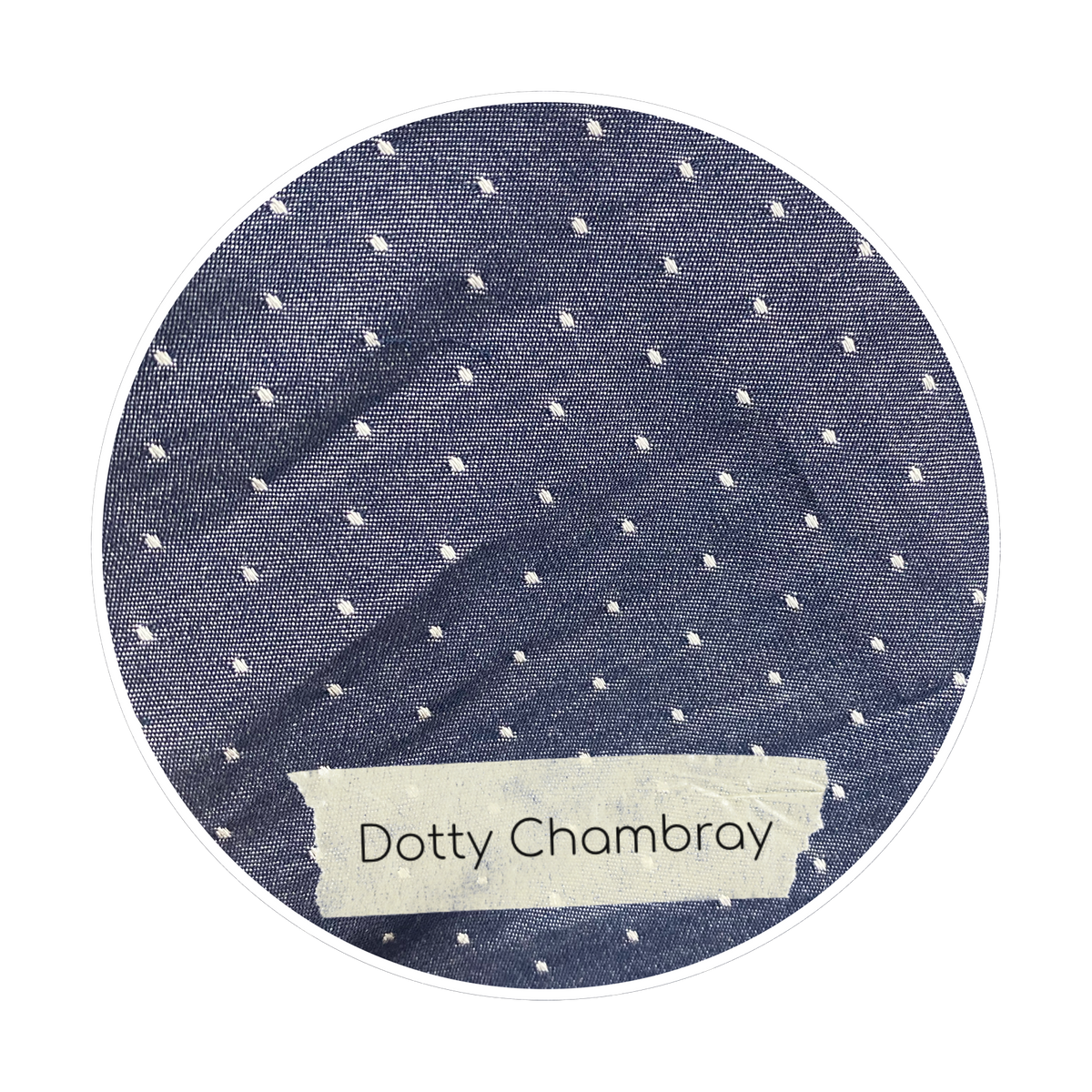 Christiana Skirt in ‘Dotty Chambray' - Ready To Ship