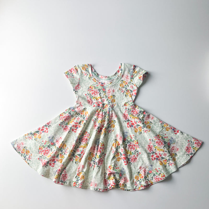 Elle Twirl Dress [Cap Sleeve] in 'Butterfly Bush' - Ready To Ship