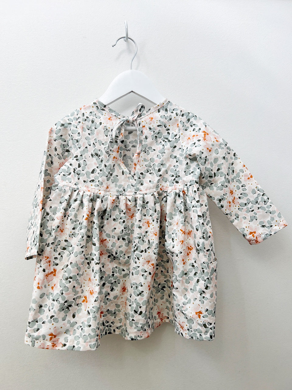 Aria Tunic with  Pockets in 'Watercolour Lily' - Ready To Ship