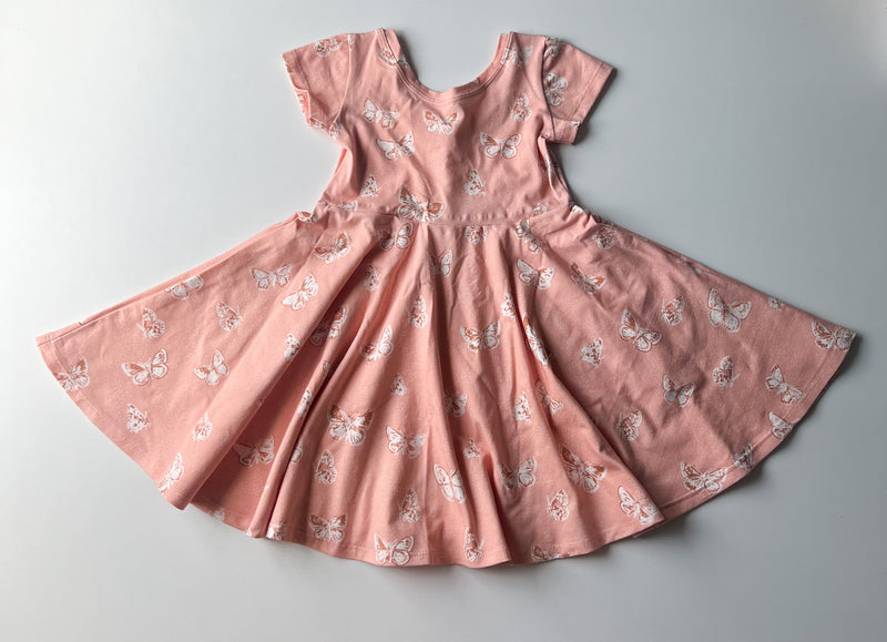 Elle Twirl Dress [Cap Sleeve] in 'Flutterdust' - Ready To Ship