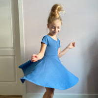 Elle Twirl Dress [Cap Sleeve] in 'Sepia Meadow' - Ready To Ship